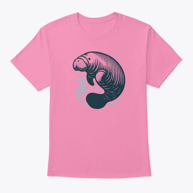 Cute Manatee Graphic