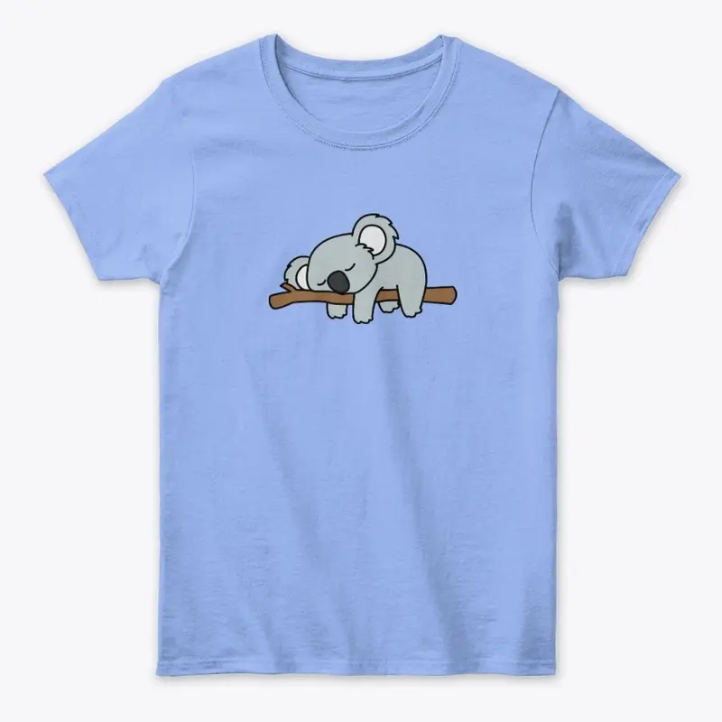 Snoozing Koala Women's Tee